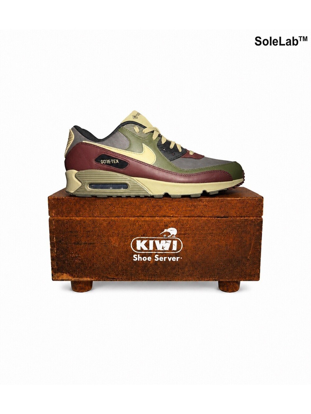Nike Air Max 90 Gore-Tex Medium Olive FD5810-200 Men’s Size 12.5